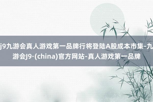 j9九游会真人游戏第一品牌行将登陆A股成本市集-九游会J9·(china)官方网站-真人游戏第一品牌